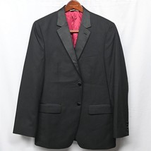 IZOD 39R 40R Black 2 Button Blazer Jacket Tuxedo Sport Coat - £15.97 GBP