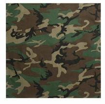 22&quot;x22&quot; Woodland Camo Jungle Camouflage bandana Scarf Head Wrap Neck Headband ba - £3.10 GBP