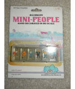 Vintage 1980s Bachmann HO Scale Sitting People Figures 42331 NOS - £14.79 GBP