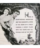 1947 Pursued Robert Mitchum Western Movie Advertisement Teresa Wright DW... - €25,58 EUR