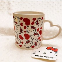 Hello Kitty Valentine Hearts &amp; Bows 18oz Ceramic Mug-NEW - £13.18 GBP