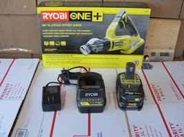Ryobi New P591 18v 18 gauge offset shears with a 4.0ah battery and charger.  - $159.00