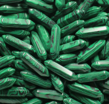 Green Dragon Blood Jasper Obelisk Pre-Blessed Metaphysical Crystal Wicca... - $9.89