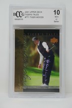 2001 Upper Deck Tiger&#39;s Tales #TT1 Tiger Woods Rookie BCCG 10 MINT OR BE... - £127.59 GBP