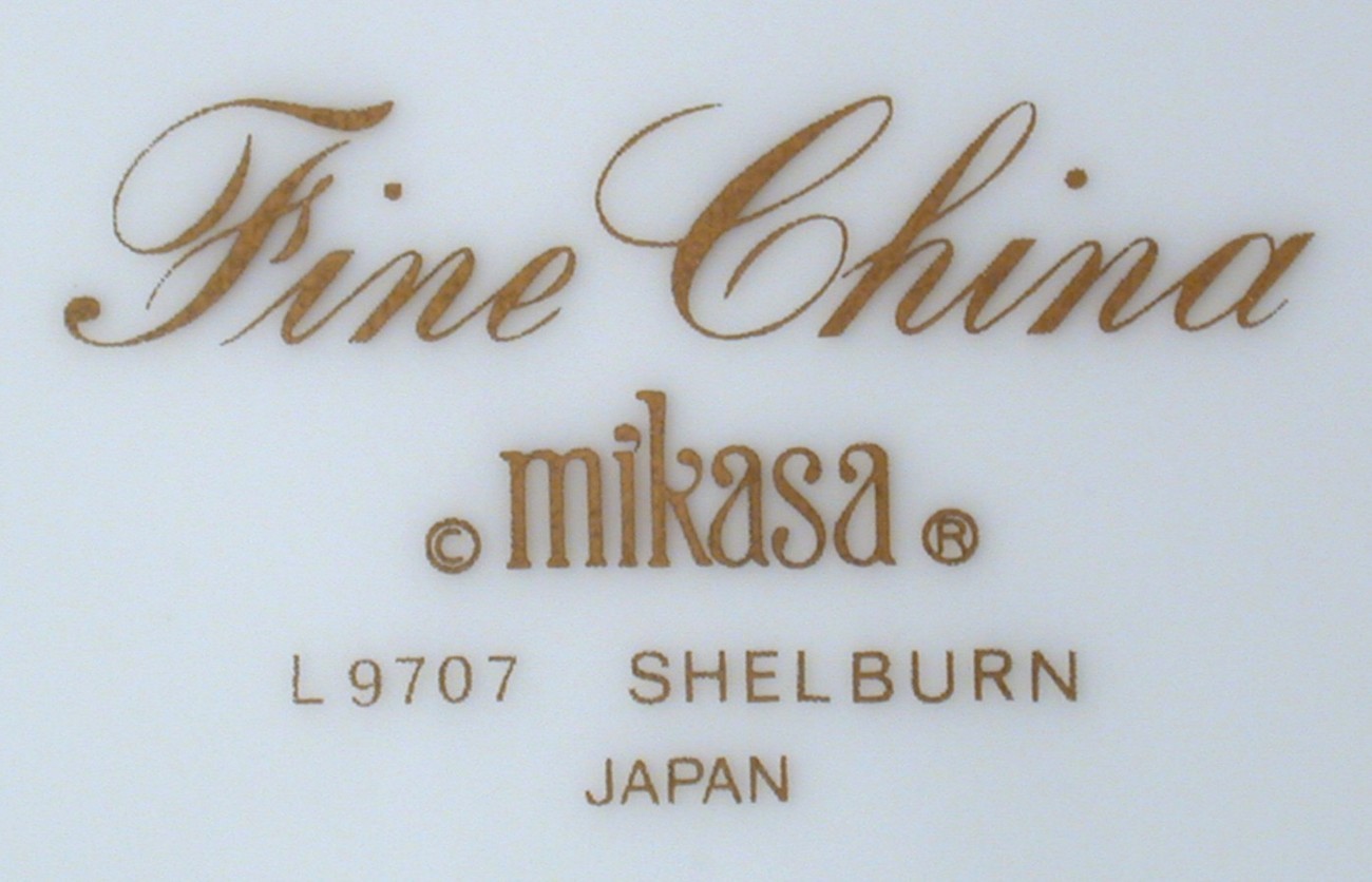 Mikasa Shelburn Fine China Dinner Plate Unused L9797 Item image 3