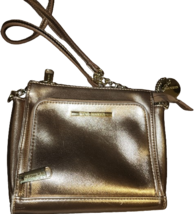 Steve Madden Gold Purse with Chain and Leather Strap - £12.49 GBP