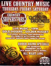 Country Superstars Band @ Golden Nugget Htotel Las Vegas Pro - £3.15 GBP