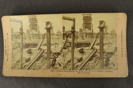 Vintage Lot Stereoview Photos Stereo Card San Francisco Earthquake BW Kilburn - $21.03