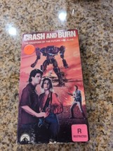 Crash And Burn (VHS, 1990) Megan Ward Full Moon Rare Cult Sci-Fi Horror HTF - £11.71 GBP