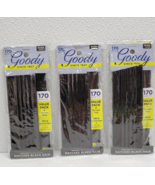 Goody Black Bobby Pins Lot of 3 Packs w/ Storage Bags 170 Count Each - 5... - $134.57 MXN