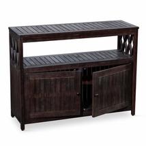 DTY Outdoor Living Longs Peak Eucalyptus Sideboard, Espresso - £256.00 GBP