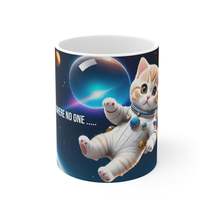 Cat Breeds in Space - Scottish Fold Breed - Ceramic Mug 11oz - £14.10 GBP