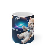 Cat Breeds in Space - Scottish Fold Breed - Ceramic Mug 11oz - $17.60
