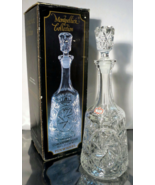 Vintage Montpellier Collection PIN WHEEL 24% Lead Crystal 9&quot; Cordial Dec... - $36.70 CAD