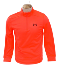 Under Armour Men&#39;s S Beta Orange  1/4 Zip Armour Fleece Pullover - £34.43 GBP