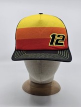 Team Penske Black Ryan Blaney Foam Trucker Snap Adjustable Hat #12 Nascar - £23.46 GBP