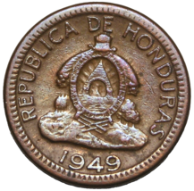 Honduras Centavo, 1949~Thick Planchet~Free Shipping~#A09 - £17.88 GBP