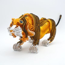 Wire Tiger Statue Sculpture, Perfect Year of the Tiger Figurine Gift - $92.00