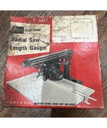 NOS Vintage Sears Craftsman Radial Saw Length Guage NO. 3242 - $60.00