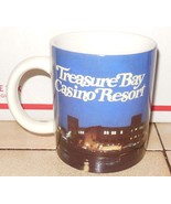 Vintage Treasure Bay Casino Resort Coffee Mug Cup Ceramic Biloxi Mississ... - $34.51 CAD