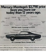 1970 Ford Mercury 1971 Montego 6 Passenger Advertisement Automobilia DWII17 - $41.18 CAD