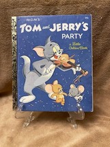Vintage Tom and Jerry&#39;s Party Little Golden Book Special Release- 1980s - £11.04 GBP