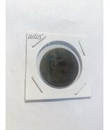 1875 UK  Great Britain penny Victoria Vintage Coin - $3.93 CAD