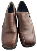 Axcess Claiborne Vernon Dress Casual Shoes Mens 11M Brown Leather Slip On New - £12.06 GBP