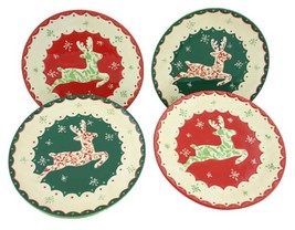 Reindeer Plate Set of 4 - $23.99