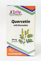 Quercetin Pure 120 Capsules With Bromelain  Immune System Balance - $22.99