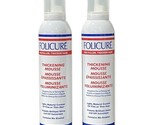 Original FOLICURE FOR FULLER THICKER HAIR Thickening MOUSSE 8 oz Lot Of 2 - £71.03 GBP
