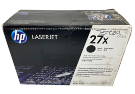 NEW GENUINE HP 27X C4127X BLACK TONER CARTRIDGE FOR LASERJET 4000,4050 - $34.64