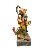 VTG Simonelli Fontanini Clown Figure Squirt Flower Resin Carrara Marble ... - $523.23 MXN