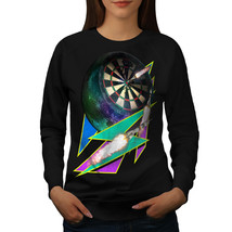 Wellcoda Dart Board Gaming Womens Sweatshirt, Achieve Casual Pullover Jumper - £22.68 GBP+