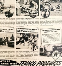 1947 Texaco RKO Pathe Farm News Movie Advertisement Gas And Oil DWNN16 - $42.01 CAD