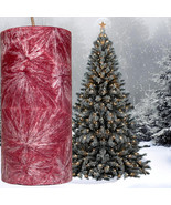 Christmas Balsam Scented Pillar Candle Choose Colour/Size Hand Crafted - $265.60 MXN+