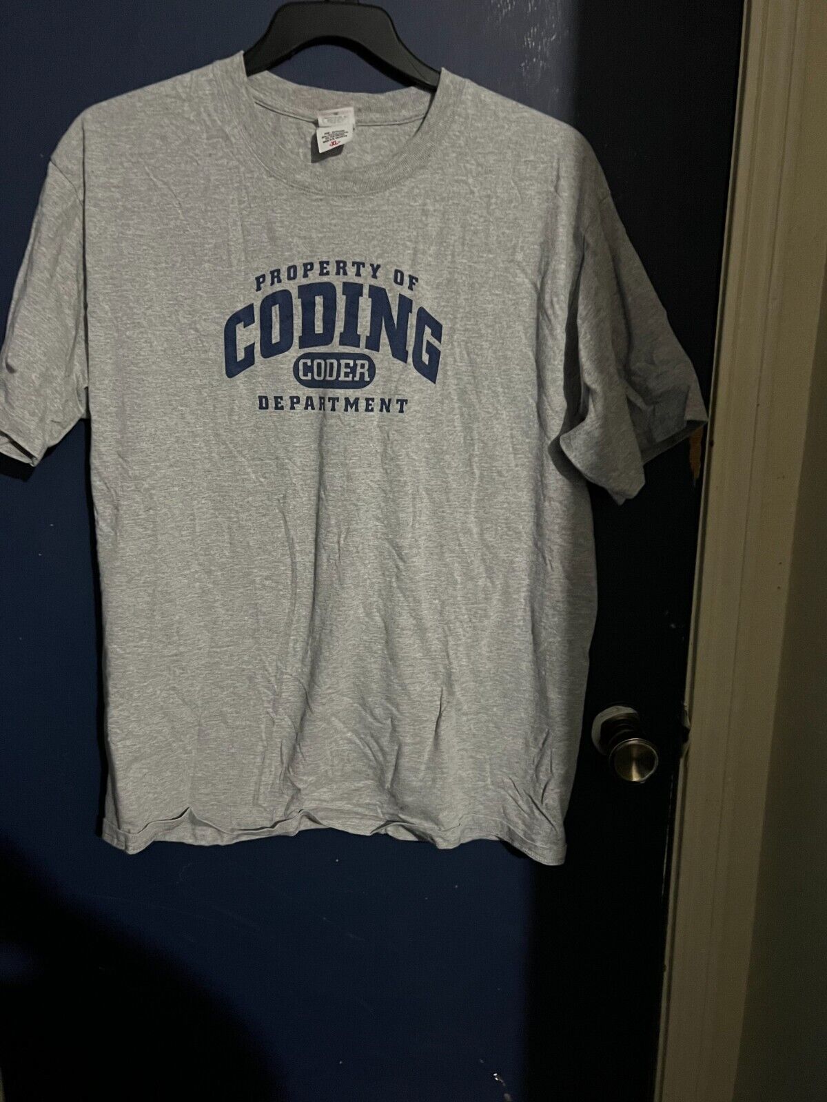 Primary image for Property of Coding Department Tee Size XL