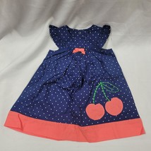 NWT Gymboree White Blue Orange Cherry Summer Clothes Dress Baby Girl 6-12 NEW - £15.73 GBP