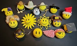 Lot of 15 Vintage Antenna Ball Topper Smiley Face Pirate Jester Hippie G... - £70.08 GBP