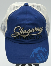 Adjustable Snapback Mesh Trucker Hat Cap Advertising Skagway Brewing - $17.37