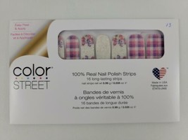 Color Street PASTEL ME ABOUT IT Nail Polish Strips Pink Purple Glitter R... - £26.55 GBP