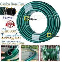 MAXPERKX Heavy Duty Reinforced Braided PVC Garden Hose Pipe - Watering H... - £8.61 GBP+