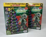 2x Star Shower Tree Dazzler LED Christmas Holiday Lights 16 Colors Tested - £35.86 GBP