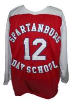 Any Name Number Spartanburg Day School Hockey Jersey New Williamson Red Any Size image 4