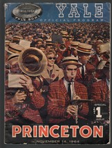 Princeton vs Yale NCAA Football Game Program 11/14/1964-Ivy League-VG- - £80.09 GBP