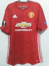 Jersey Manchester United Winner Europa League 16/17 #9 Ibrahimovic Autographed  - £1,199.03 GBP
