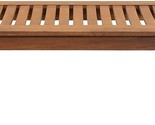 A Bench With A Natural Finish And No Back, By Achla Designs, Measures 48... - $131.93