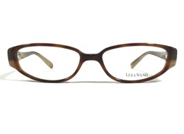 Vera Wang V179 BT Eyeglasses Frames Brown Rectangular Full Rim 50-16-135 - £37.20 GBP