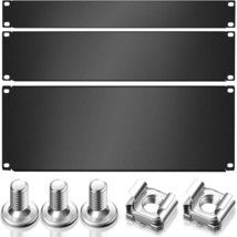 Black (6 Pcs.) 19-Inch Rack Blanking Panel Kit For Enclosure Server Rack Cabinet - £45.53 GBP