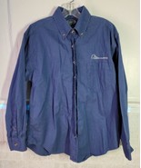 Rivers End Ducks Unlimited Cotton Button Up Shirt Mens size Med Navy Blu... - £15.20 GBP